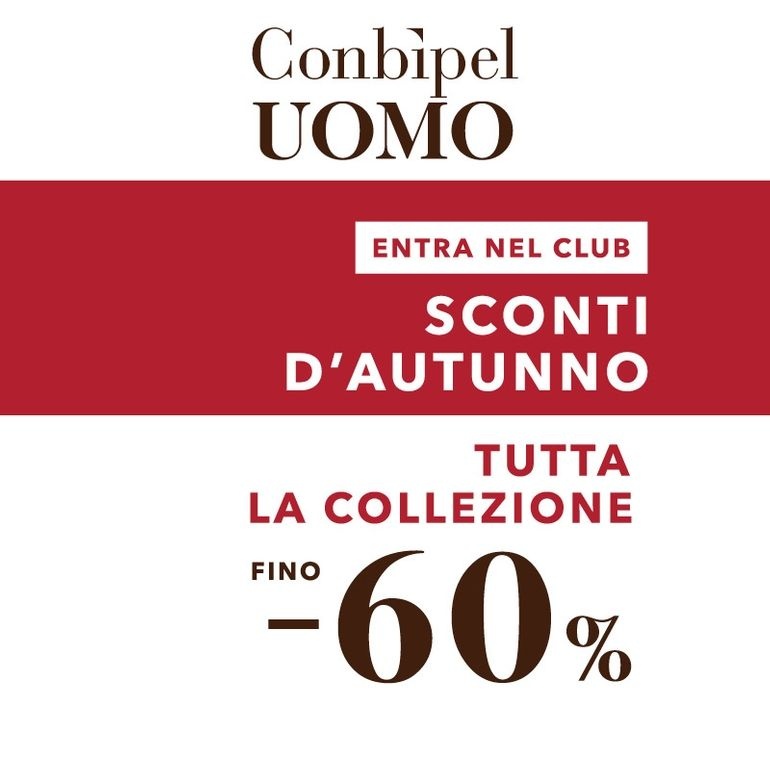 TUTTA LA COLLEZIONE CONBIPEL FINO AL -60%